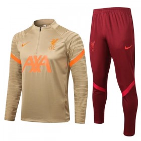 Liverpool Training Huppari Suits 2021-22 Neljännes-Zip Keltainen - Miesten